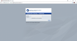 EMA eSubmisison Gateway home page 1